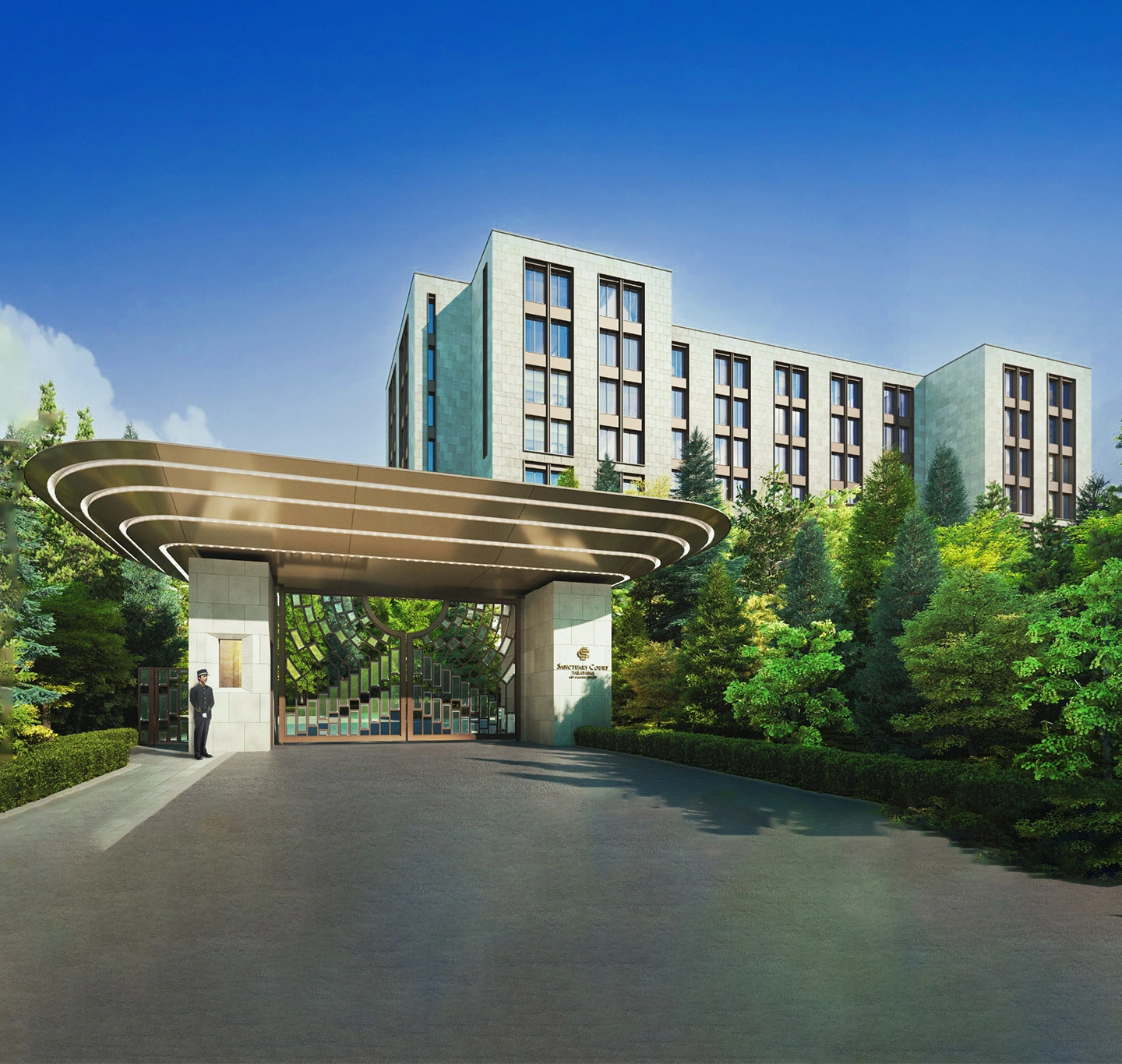 ホテルと美術館がひとつになった、アートギャラリーリゾート「サンクチュアリコート高山」2024年3月開業予定